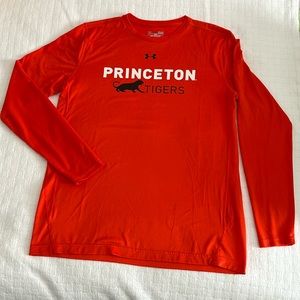 Princeton University Tigers Under Armour Long Sleeve Athletic DriFit Tee - Small
